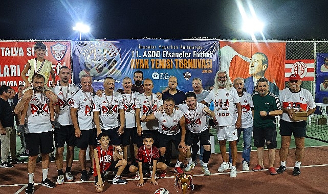 11. ASDD Efsaneler Futbol Ayak Tenisi Turnuvası: Şampiyon 4×4 Gym Sport Center, Ödüller ve Dostluk Mesajı