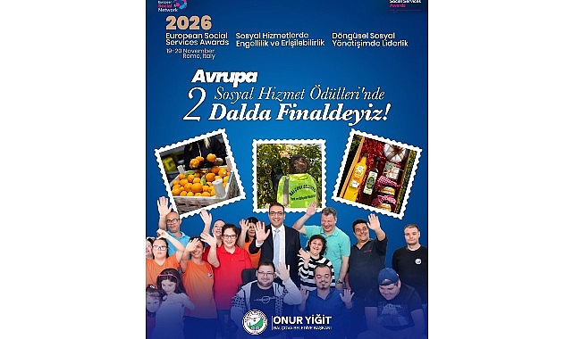 Balçova, Avrupa Sosyal Hizmet Ödülleri’nde İki Final Başarısı ile Gururlandırdı
