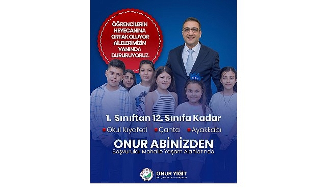 Balçova’da Eğitim Desteğiyle Dayanışma Güçleniyor: 1.-12. Sınıflara Kıyafet, Çanta ve Ayakkabı Yardımı