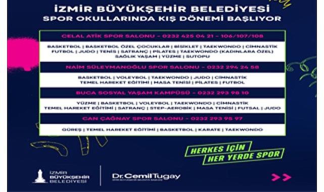 Kış Spor Okulları İçin Yeni Dönem Başlıyor: Kayıtlar ve Program Detayları