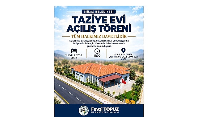 Milas Taziye Evi Açılış Töreni ve Hizmet İçeriği