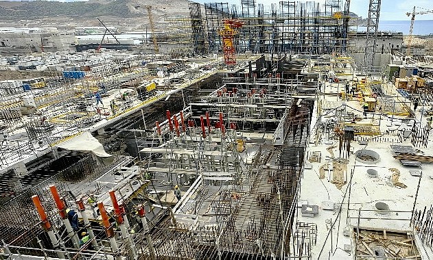 Akkuyu NGS’nin 4. Güç Ünitesinde Makine Dairesi Beton Döküm Aşaması Tamamlandı