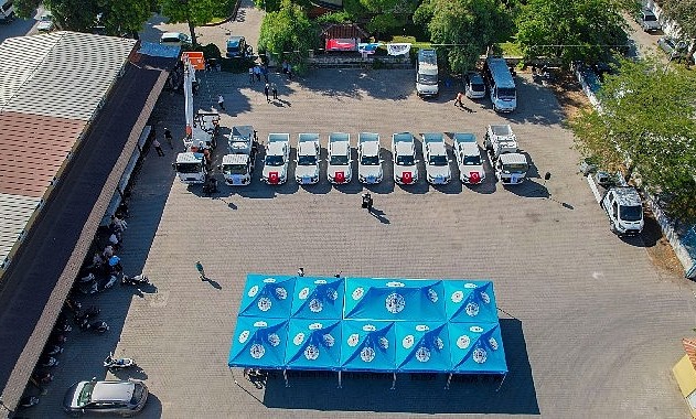 Milas Belediyesi 39 Milyon TL Yatırımla Araç Filosunu 9 Yeni Araçla Güçlendirdi