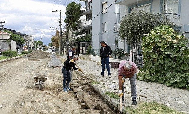 Burhaniye Belediyesi’nden ilçe genelinde kapsamlı altyapı ve üstyapı çalışması
