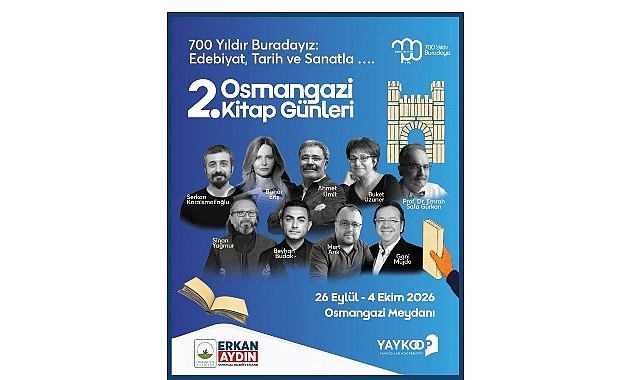 2. Osmangazi Kitap Günleri 26 Eylül’de Başlıyor