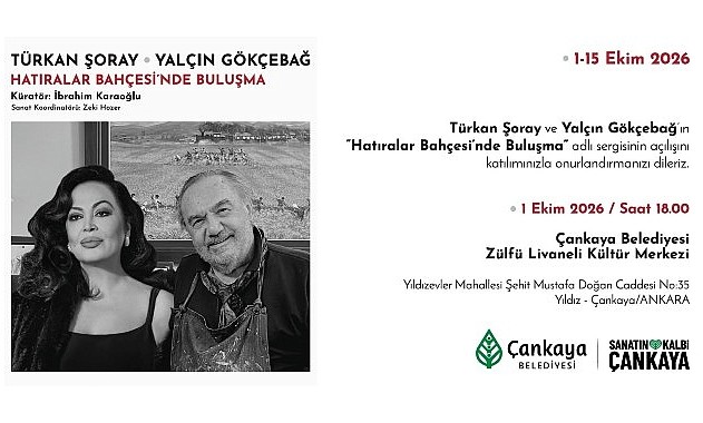 Türkan Şoray ve Yalçın Gökçebağ “Hatıralar Bahçesinde” sergisiyle buluşuyor