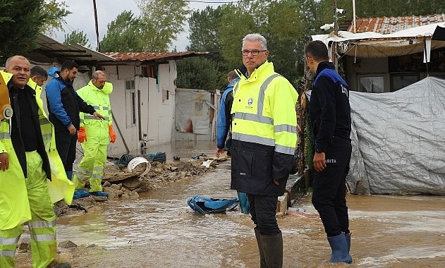 Mudanya’da sağanak yağış: Esence ve Yalıçiftlik’te su baskınları yaşandı