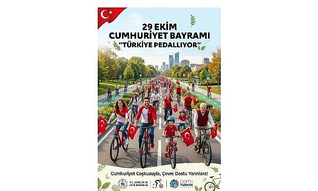 Türkiye 81 ilde Cumhuriyet için pedal çevirecek