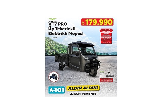 A101’de Yeni Dönem: Moped ve Teknoloji Ürünleri Satışta