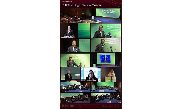 COP31’e Doğru Yatırım Zirvesi’nde Türkiye’nin yeşil dönüşüm yol haritası ele alındı