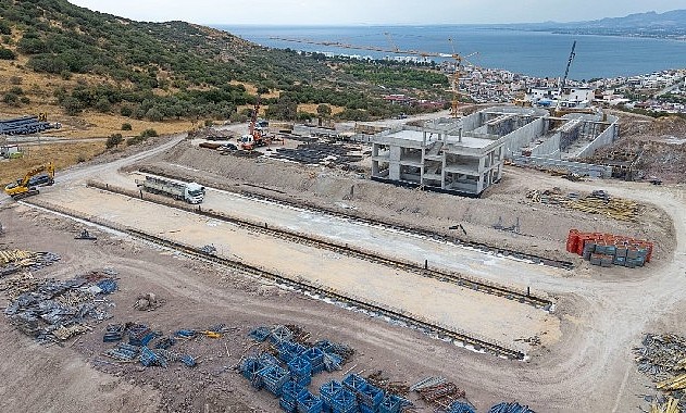 İZSU, Dikili’de İleri Biyolojik Atıksu Arıtma Tesisi İnşaatında Sona Yaklaşıyor
