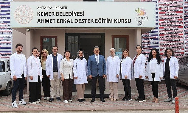 Kemer Belediyesi Ahmet Erkal Destek Eğitim Kursu’nda yeni dönem başladı