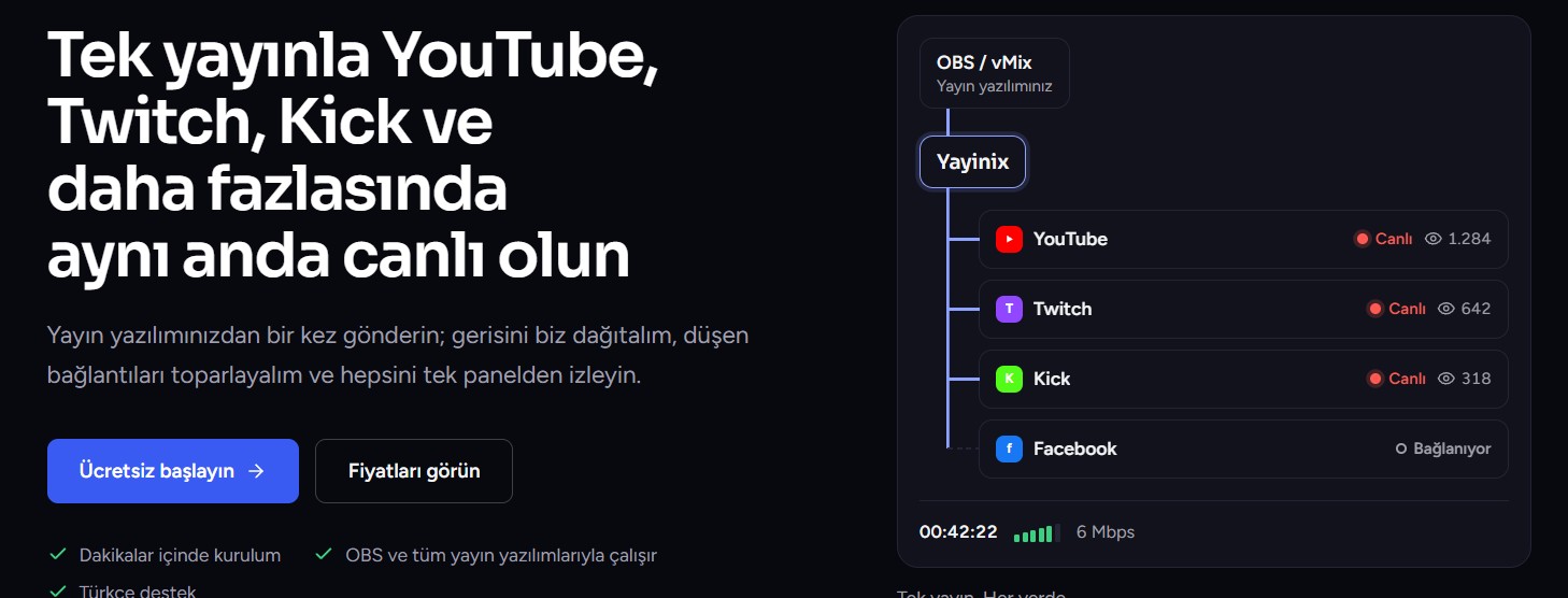 Canlı yayında yeni dönem: Tek yayın, tüm platformlar aynı anda